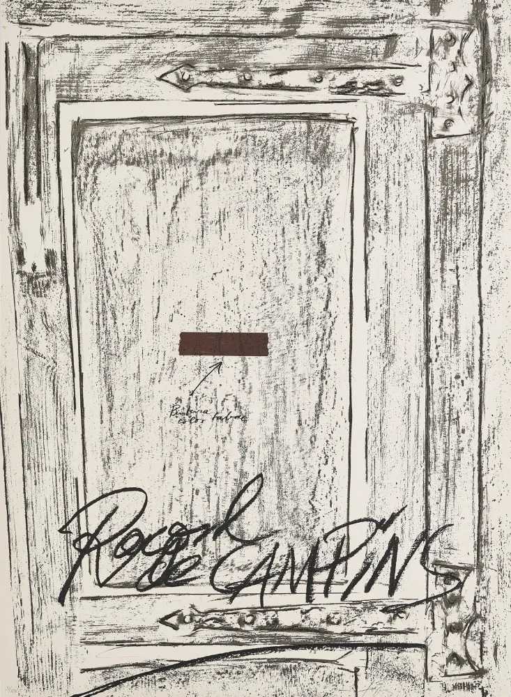 Lithograph Tàpies - Untitled 