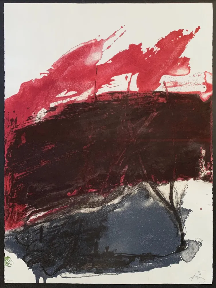 Etching And Aquatint Tàpies - Untitled