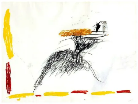 Etching Tàpies - Untitled