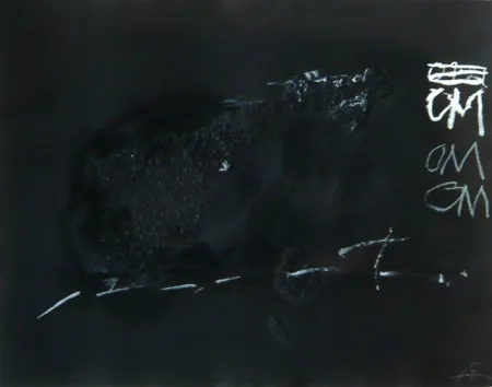 Etching Tàpies - Variation sur un thème musical