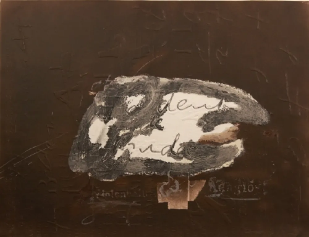 Lithograph Tàpies - Variations 10