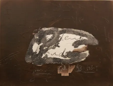 Lithograph Tàpies - Variations 10