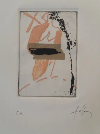 Etching Tàpies - Venus