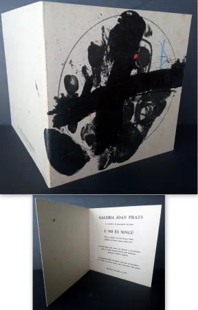 Lithograph Tàpies - Vernissage U no es Ningú Galería oan Prats