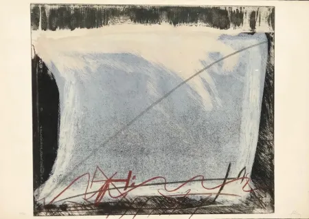 Engraving Tàpies - Voilé