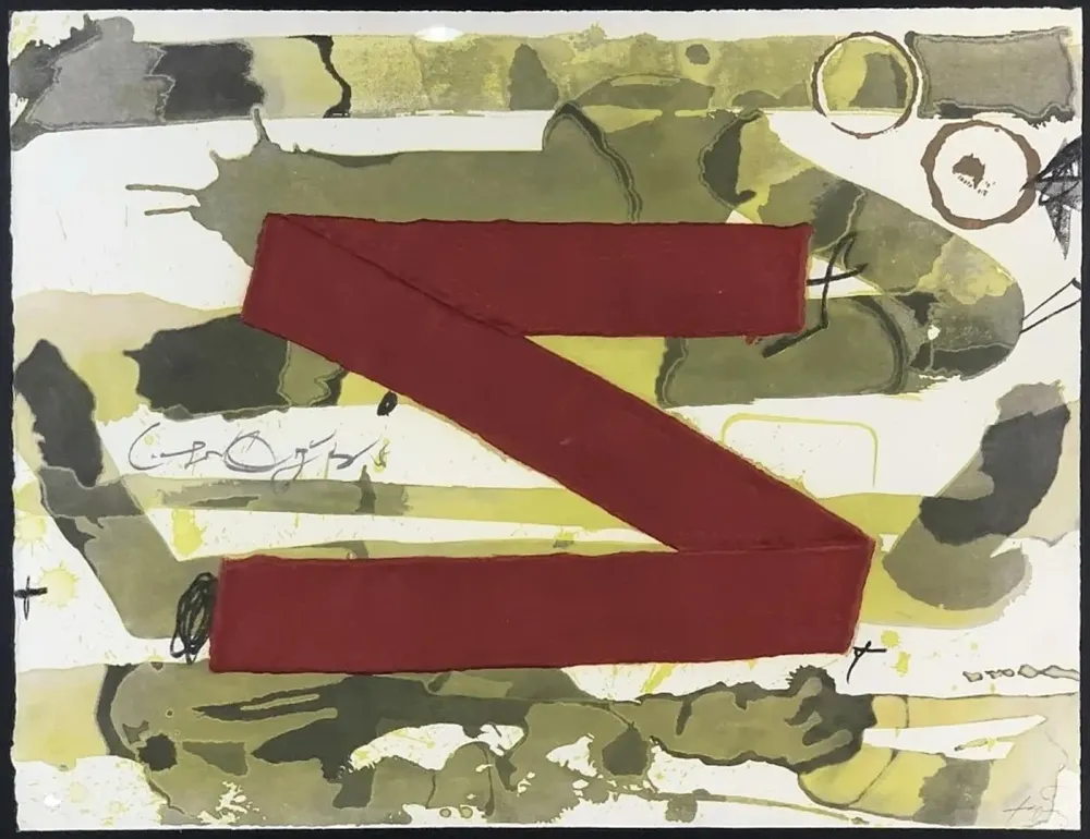 Engraving Tàpies - Z