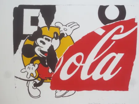 Lithograph Tavoularis  - Mickey Mouse