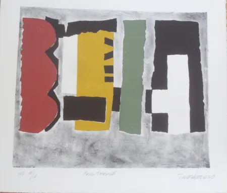 Lithograph Tavoularis  - Sans titre II