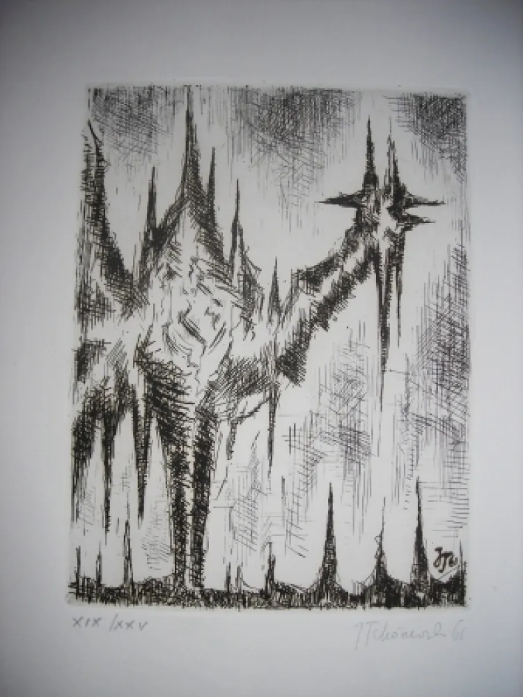 Engraving Tchorzewski - The international avant garde 4