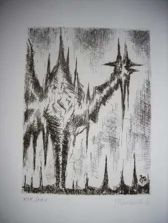 Engraving Tchorzewski - The international avant garde 4