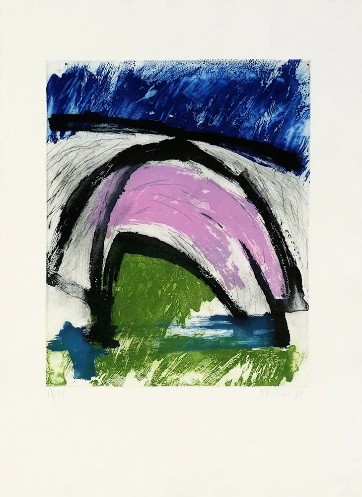 Etching Teixidor - Refugio