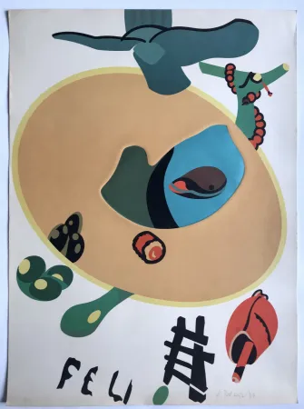 Lithograph Telemaque - Feu