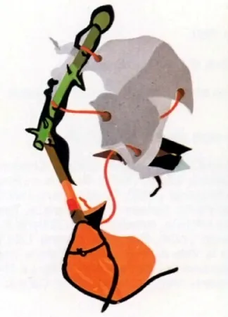 Lithograph Telemaque - Le balai