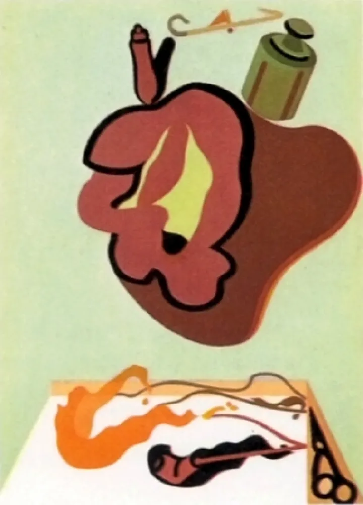 Lithograph Telemaque - Le cercle