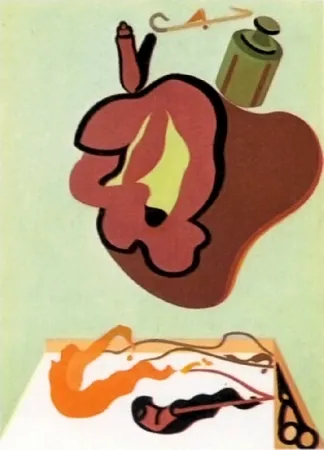 Lithograph Telemaque - Le cercle