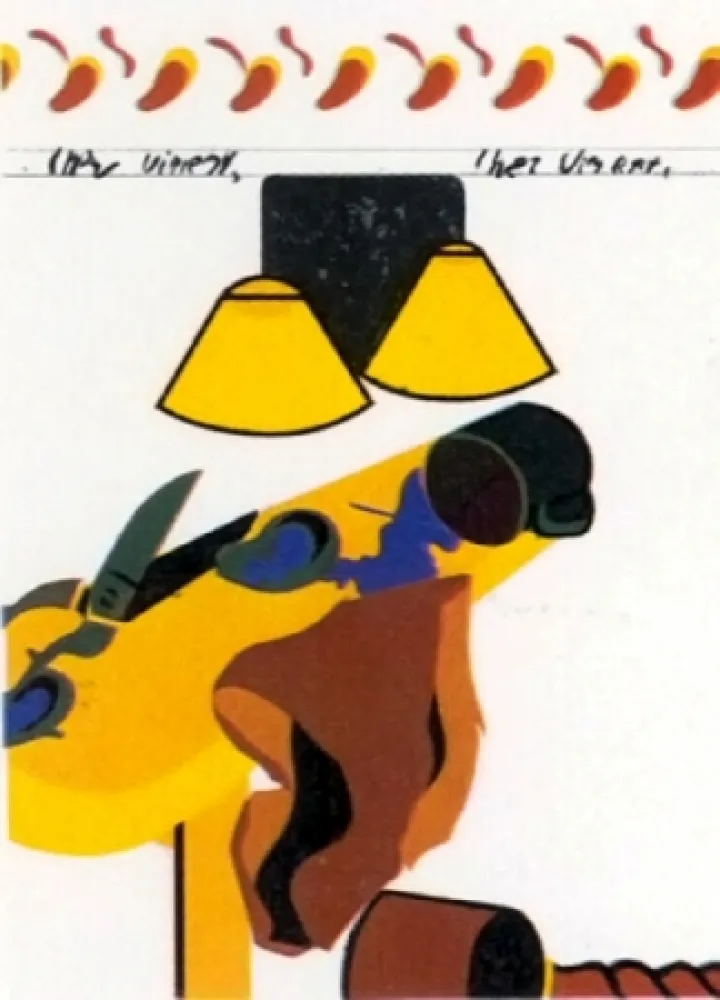 Lithograph Telemaque - L'oreille de Van Gogh