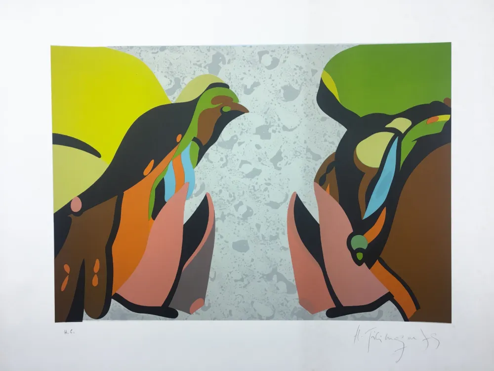 Lithograph Telemaque - UTOPIE (1979).