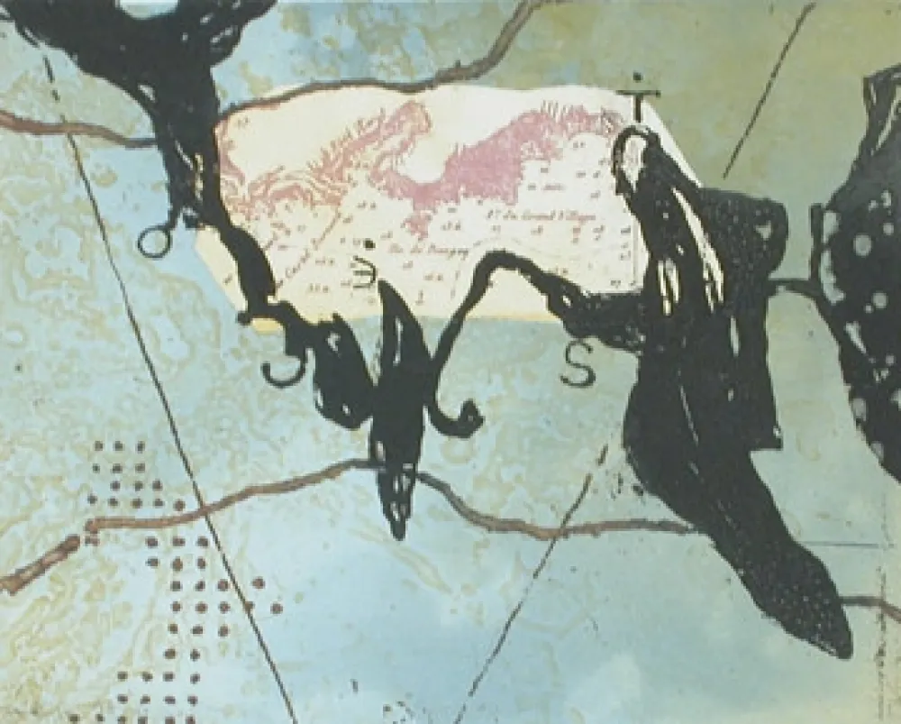 Etching And Aquatint Texier - Bango ouest