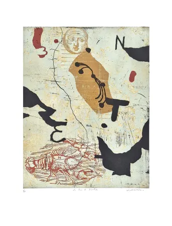 Etching Texier - La lune de Sébastien