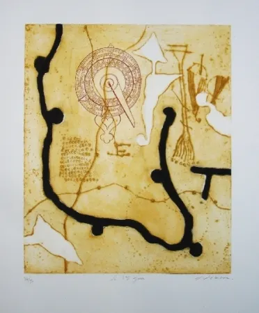 Etching And Aquatint Texier - Le 3ème jour