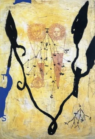 Etching And Aquatint Texier - Soleil double