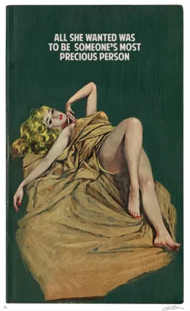 Screenprint The Connor Brothers - All She Wanted Was To Be Someone's Most Precious Person