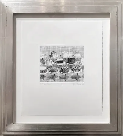 Etching Thiebaud - Cake Window