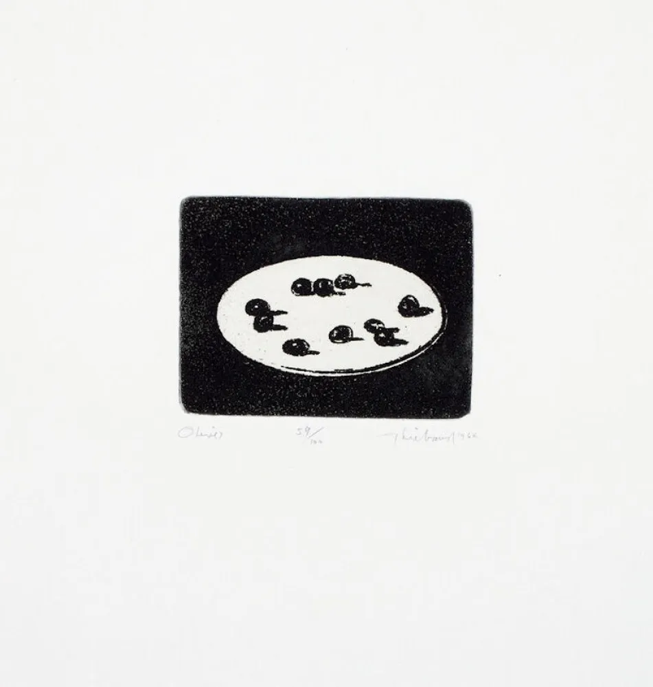 Etching Thiebaud - Olives