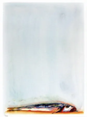 Lithograph Thiebaud - Trout Fishing in America