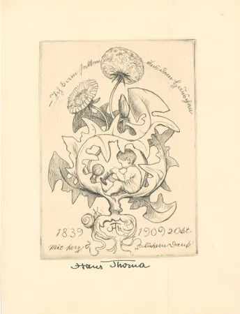 Etching Thoma - Ich kam selten aus dem Häuschen