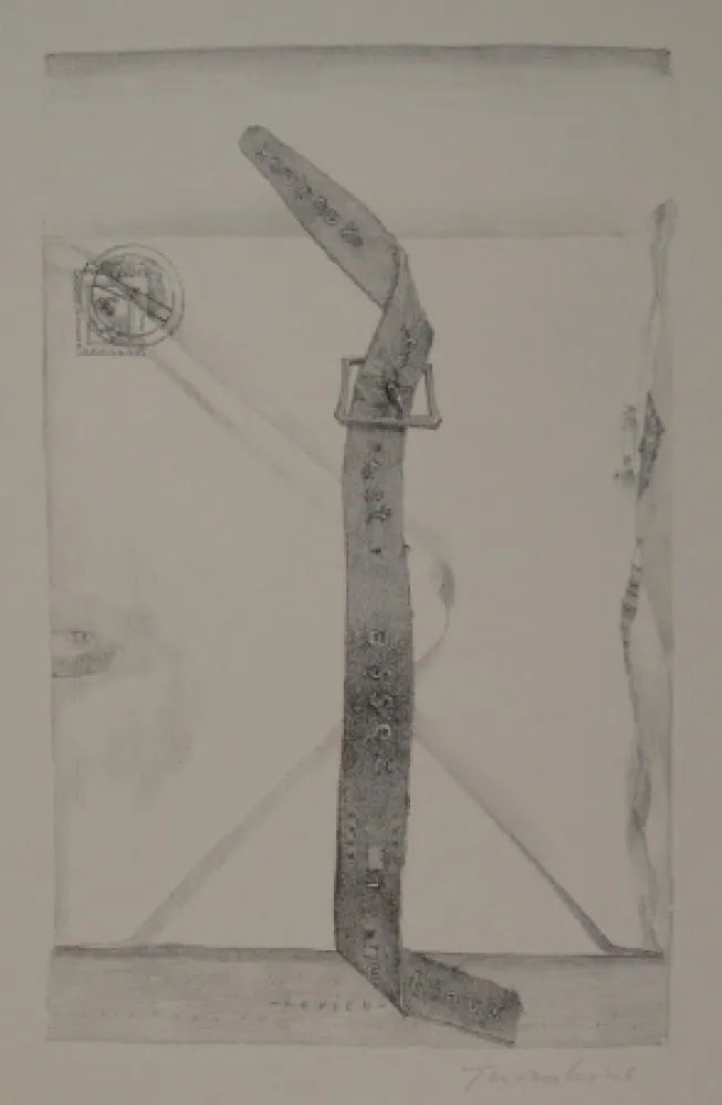 Lithograph Thomkins - “devise“