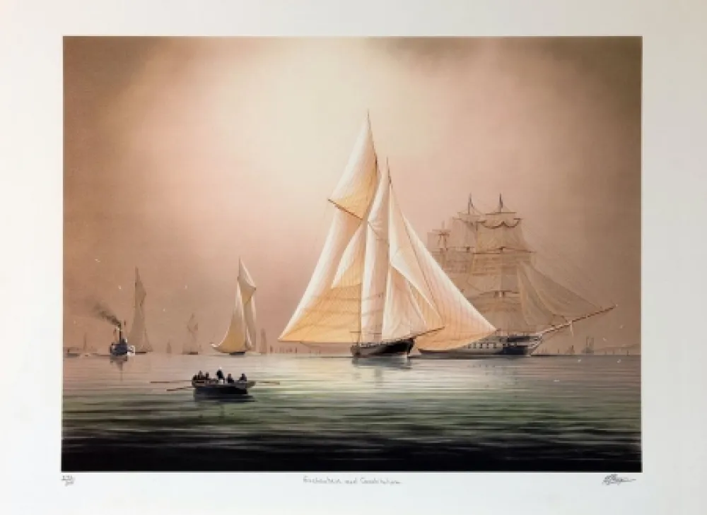 Lithograph Thompson - Enchantress & constitution