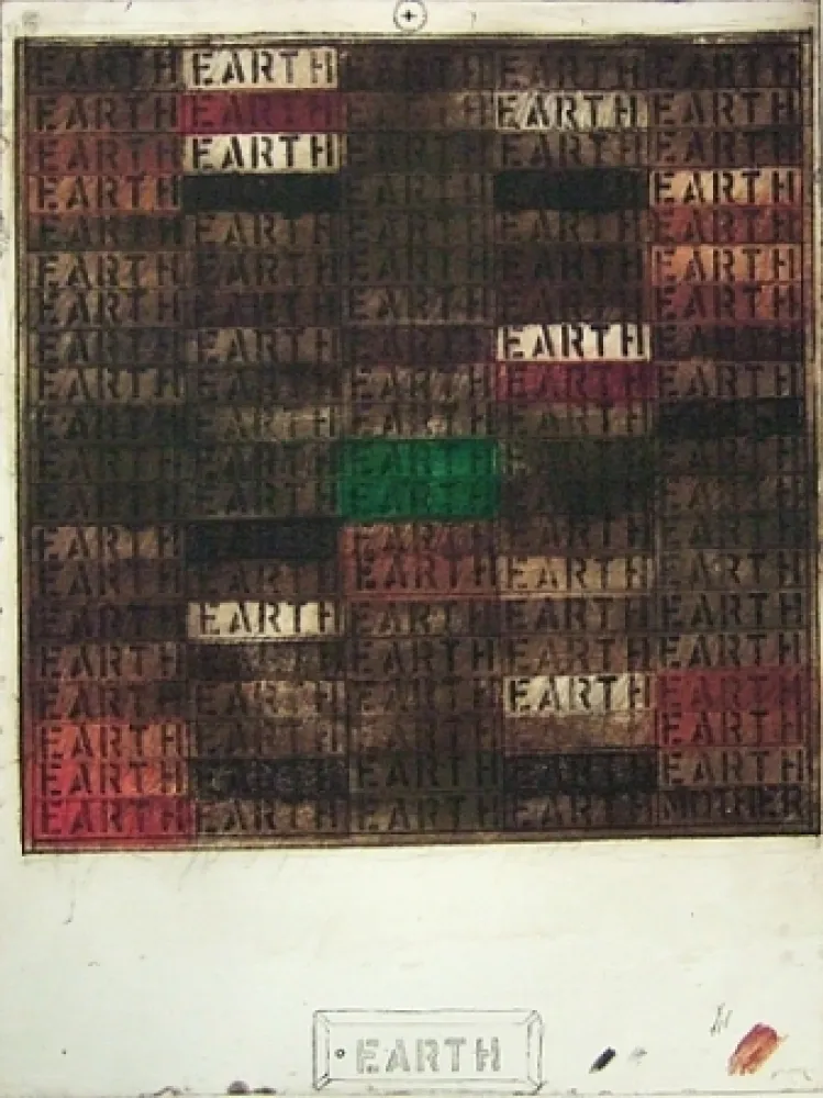 Aquatint Tilson - Earth