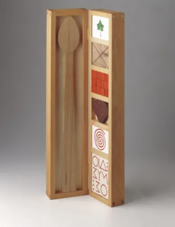 Woodcut Tilson - Stele for Dionysos