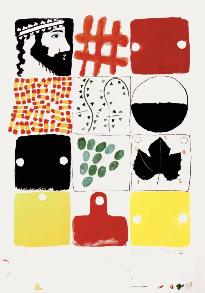 Lithograph Tilson - Untitled