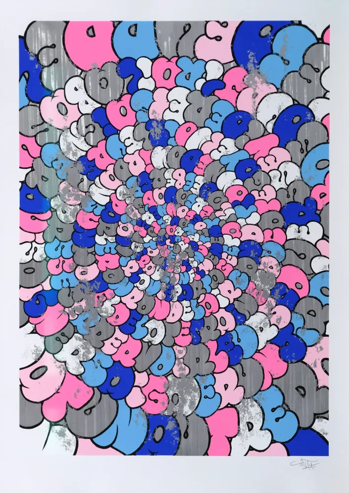 Screenprint Tilt - Spiral