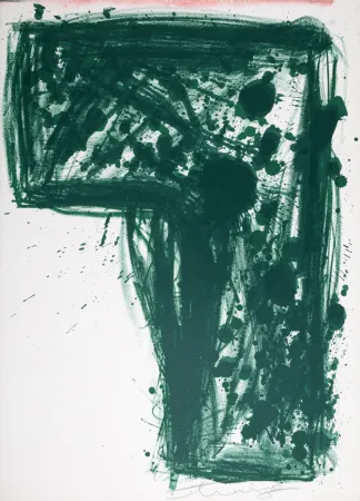 Lithograph Ting - 7 Indigo Flowers Left Home (Hand-signed)