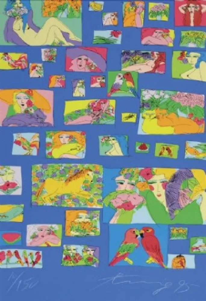 Screenprint Ting - Composition 