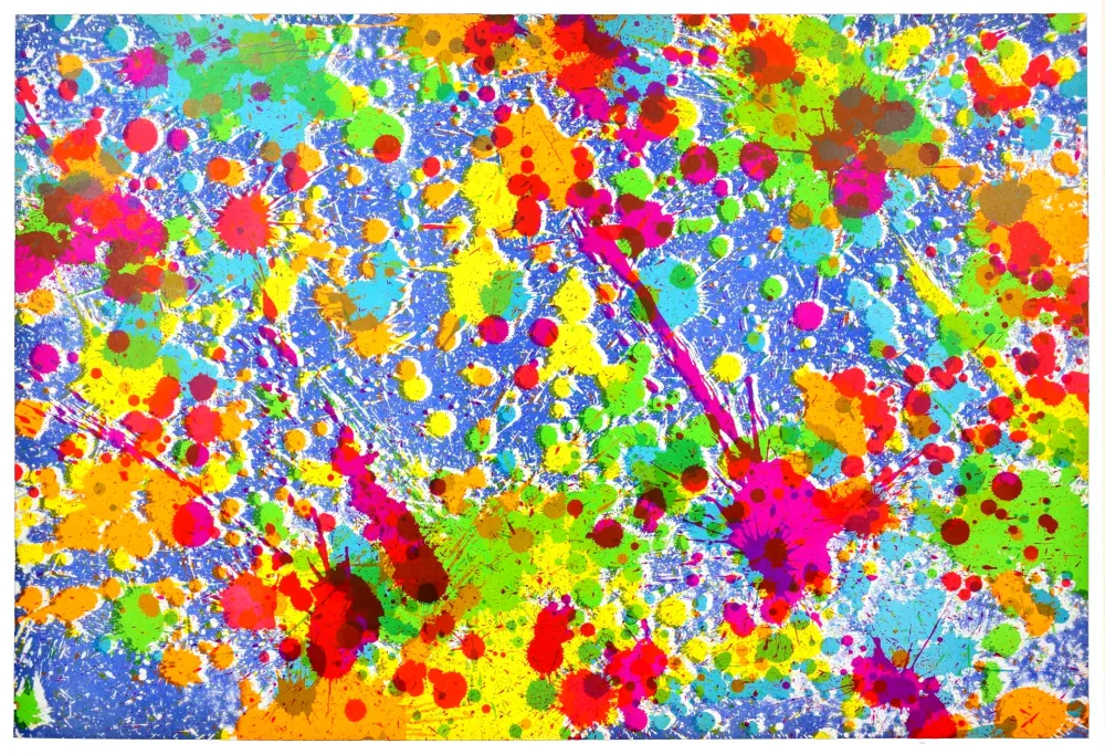 Lithograph Ting - Good Morning (bleu)