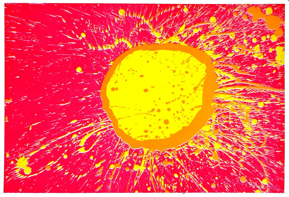 Lithograph Ting - Good Morning (rouge)