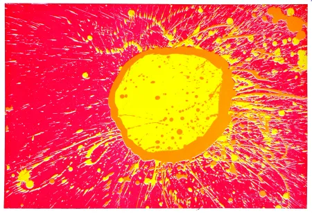 Lithograph Ting - Good Morning (rouge)