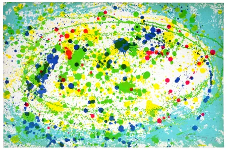 Lithograph Ting - Good Morning (turquoise)