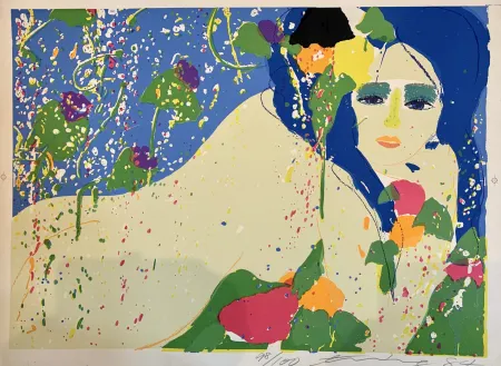 Lithograph Ting - Lovely Nude