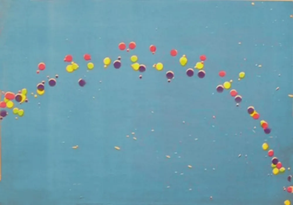 Lithograph Ting - Lune danse