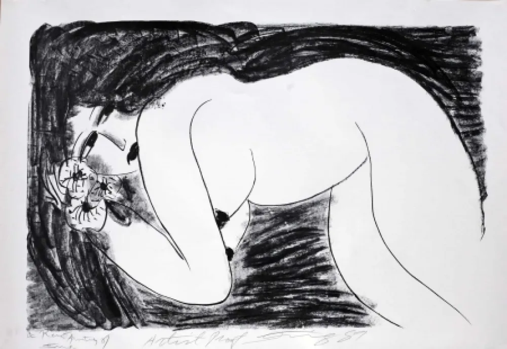 Lithograph Ting - Sans titre