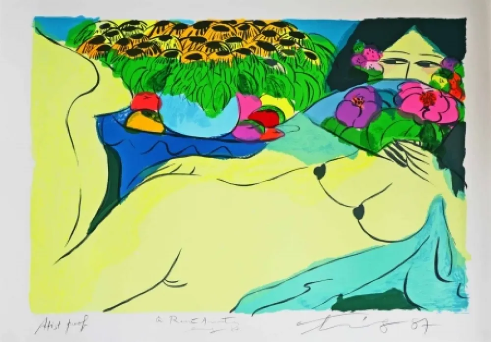 Lithograph Ting - Sans titre