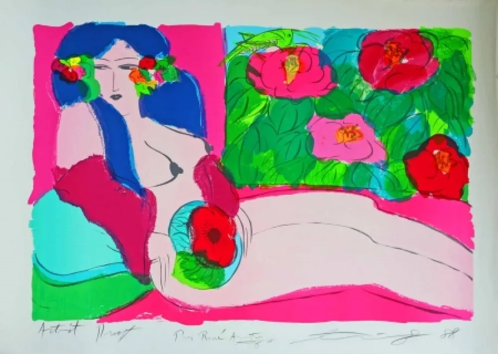 Lithograph Ting - Sans titre