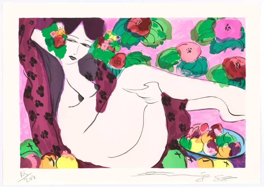 Lithograph Ting - Spotted blanket 