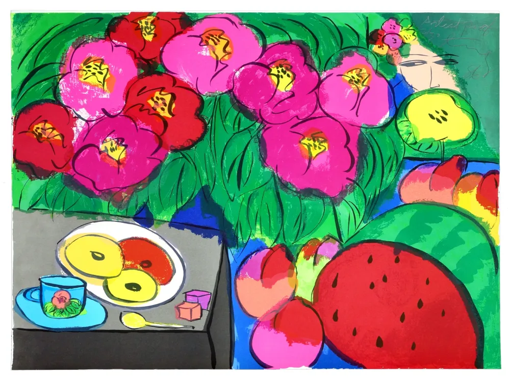 Lithograph Ting - Still Life