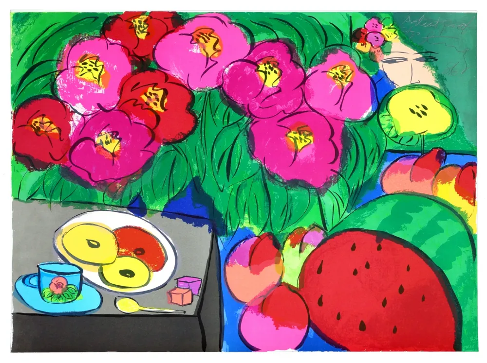 Lithograph Ting - Still Life